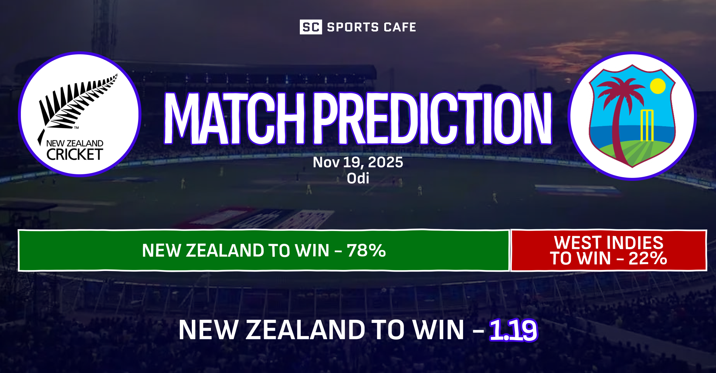 New Zealand vs West Indies